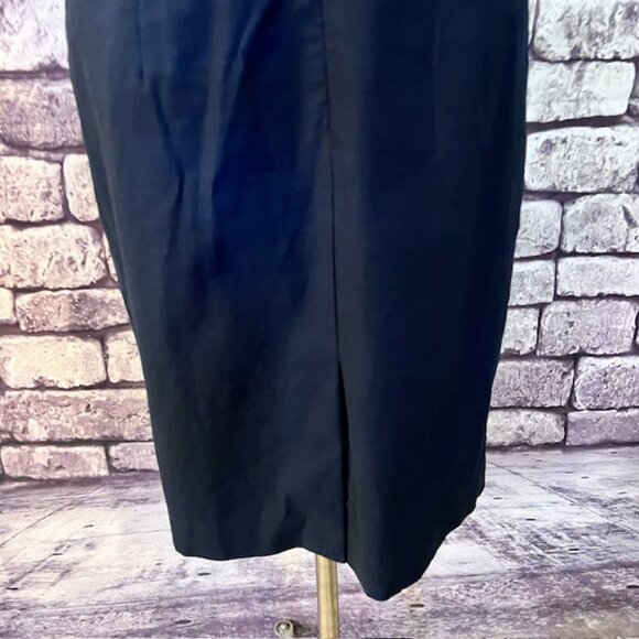 Ann Taylor Navy Fully Sleeveless Dress Size 6 - Picture 7 of 10